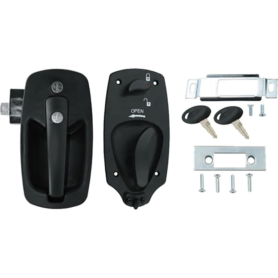 Bauer Keyed Alike Euro Lock AP Products - Black