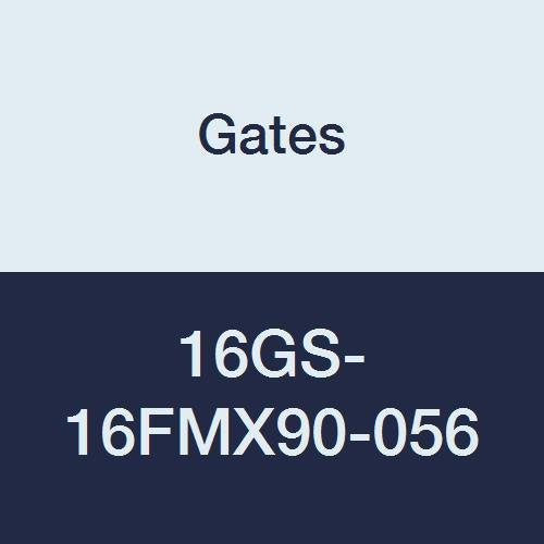 GlobalSpiral Series Gates 16GS-16FMX90-056 Couplings, Female MegaSeal Swivel, 90 Degree Bent Tube, 1" ID