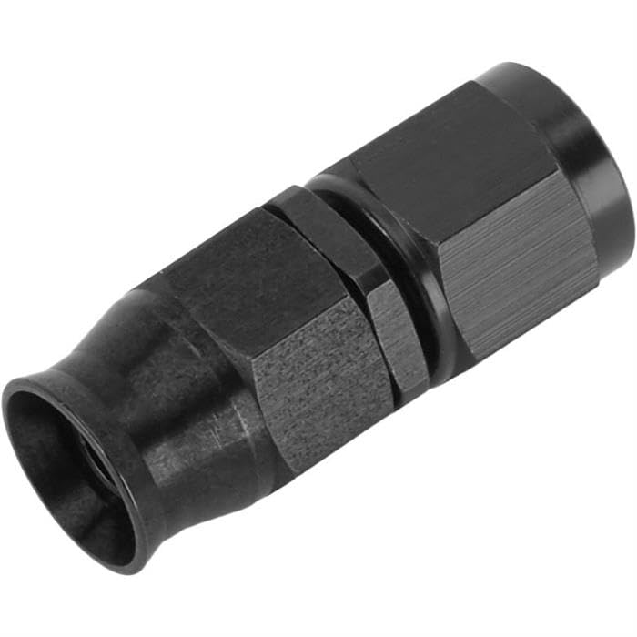 Fragola Performance Systems #6 Real Street Str Hose End For Ptfe Hose Black 680106-BL