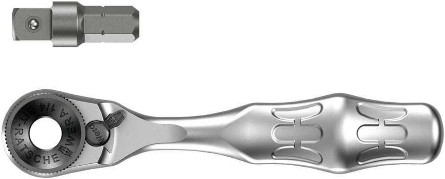 Wera - 8001 5073230001 A 1/4" Square Drive Bit Ratchet, 60 Teeth