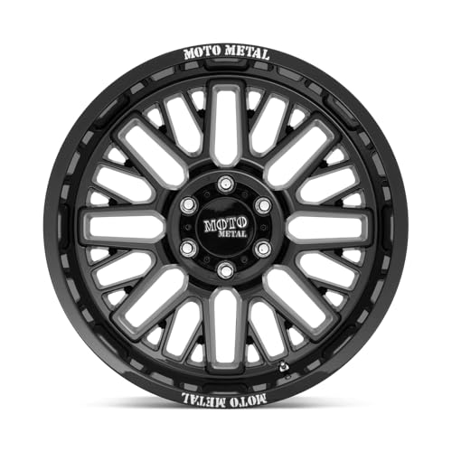 Moto Metal 20X10 MO802 G-BLK MILL -18MM - MO80221087318N