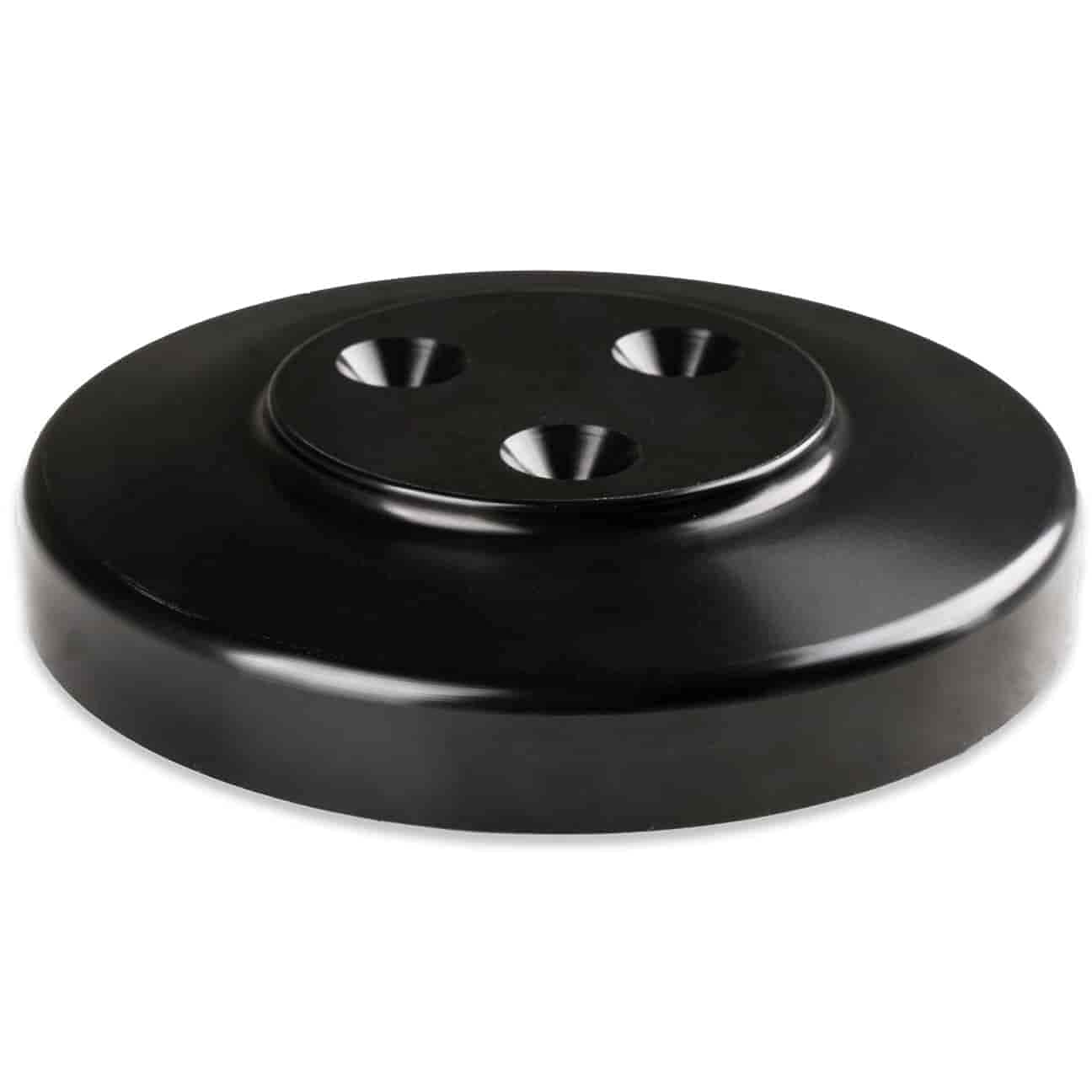 Holley LS A/C Accessory Drive Kit 20-142BK - Includes SD7 A/C Compressor, Tensioner, & Pulleys- Black Finish