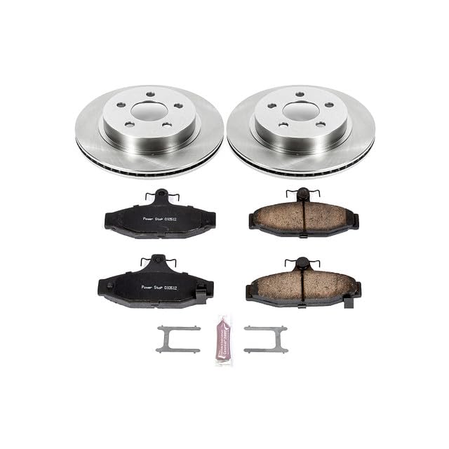 Power Stop KOE1531 Rear Replacement Brake Kit-OE Brake Rotors & Ceramic Brake Pads For Chevrolet Camaro 1993-1997, Pontiac Firebird 1993-1997 [Model Specific]