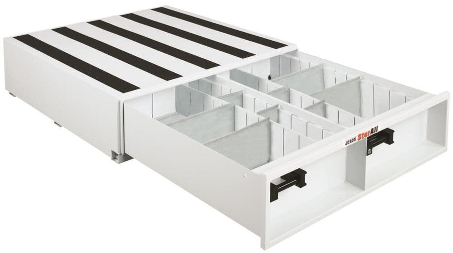 StorAll JOBOX 662980 9" Tall Heavy-Duty Steel Drawer Storage (21"W x 9"H x 48"L) - 5" Deep Drawer