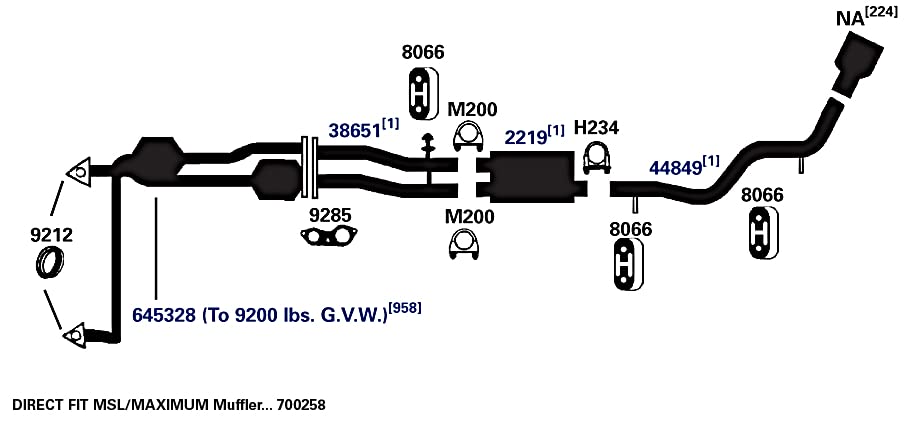 Exhaust Pipe AP Exhaust Products 38651