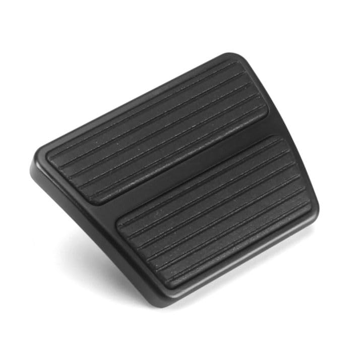 Restomod XBAG-023RM Black Short Auto Brake Pedal Pad Lokar