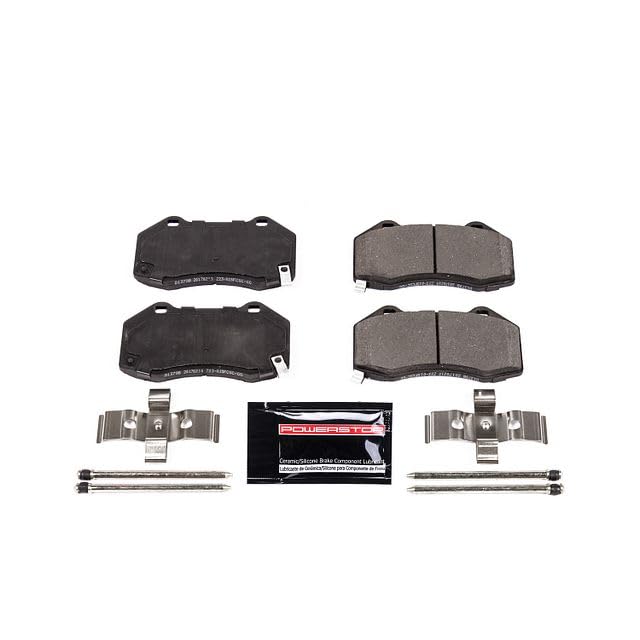 Power Stop Z23-1379B Z23 Evolution Sport Carbon Fiber-Ceramic Brake Pad For Fiat 124 Spider 2017-2020, Mazda MX-5 Miata 2016-2022 [Model Specific]