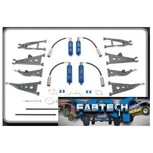 3" Fabtech FTS21031BK Rear Leaf Spring Hanger System