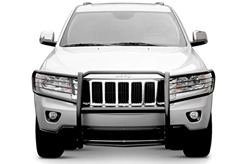 Grille Brush Black Horse Bumper Guard Modular Black Compatible with 2005-2010 Jeep Grand Cherokee-17A080200MA