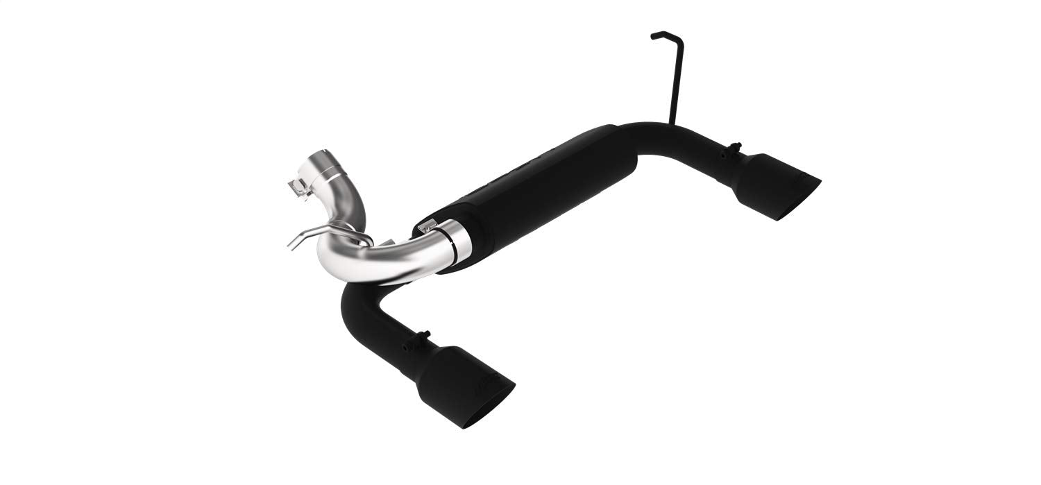 2.5" MBRP Axle Back, Dual Rear Exit (Black Coated)