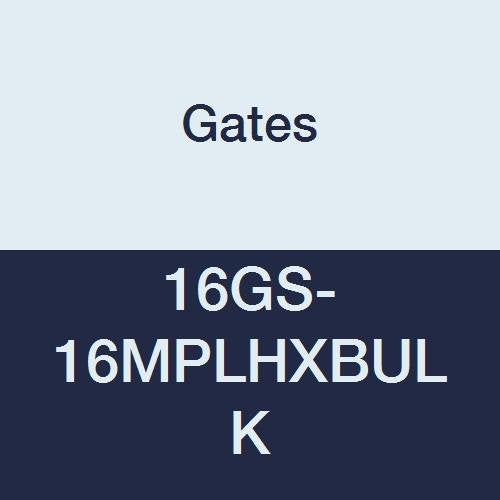 GlobalSpiral Series Gates 16GS-16MPLHXBULK Couplings, Male Pipe NPTF, 30 Degree Cone Seat, Long Hex, 1" ID (Pack of 45)
