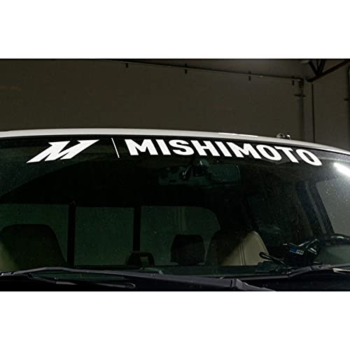 Mishimoto Large Decal, White, MMPRO-STK-15LG