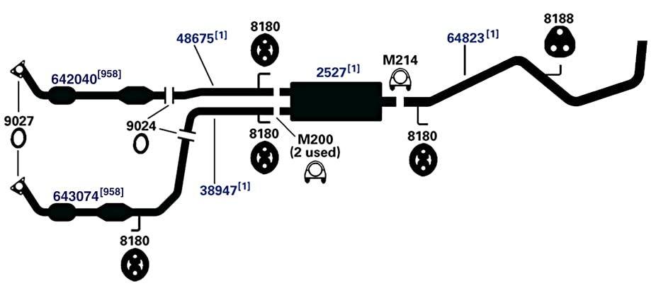 Exhaust Pipe AP Exhaust 48675