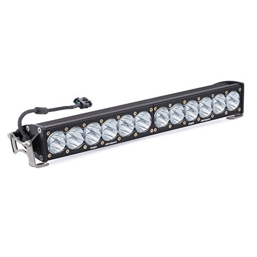 Baja Designs 20-inch OnX6+ Straight LED Light Bar for Jeeps, Off-Road 4x4, Trucks, UTV, ATV, SUV (High Speed Spot; Clear)