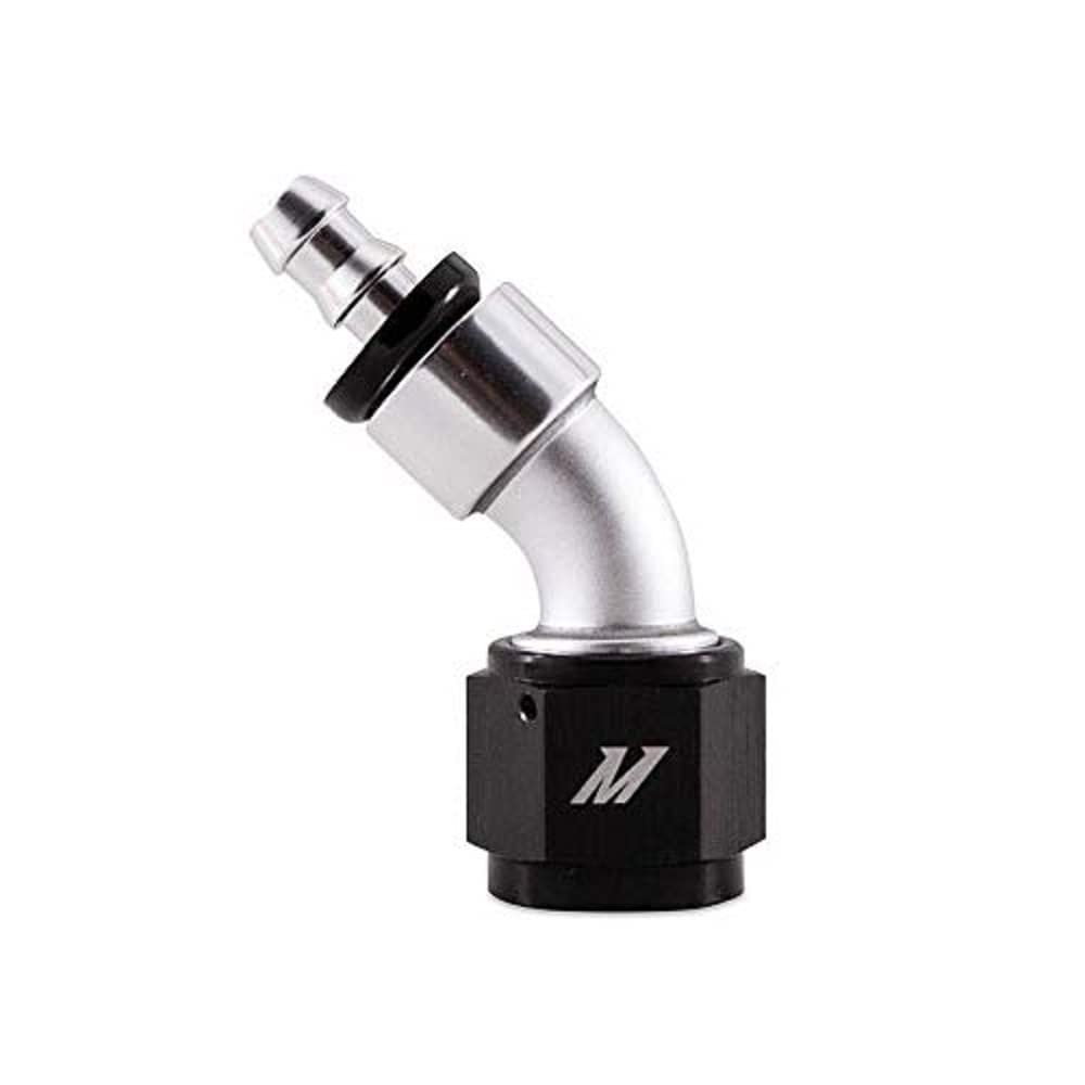 Mishimoto 45 Degrees MMFT-10AN-45 Push-on Swivel End Hose Fitting -10AN