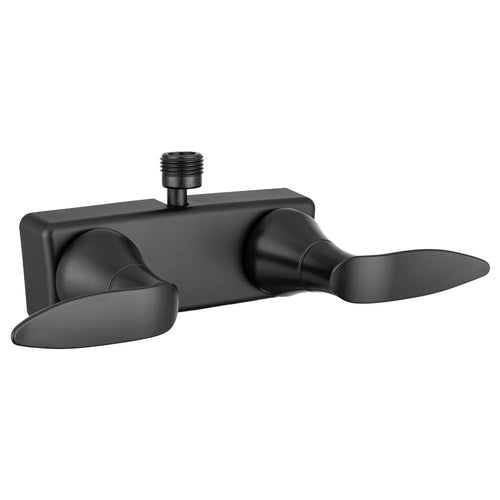 Dura Faucet RV Shower Faucet DF-SA100LH-MB Valve Diverter with Winged Levers (Matte Black)