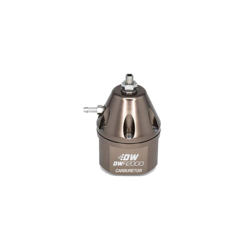 DWR2000 Deatschwerks Carburetor 3-20 PSI Adjustable Fuel Pressure Regulator, Titanium