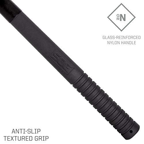 Tactical Tomahawk SOG- Throwing Hatchet, Versatile Survival Tactical Axe and Emergency Breaching Tool with Sheath (F01TN-CP)