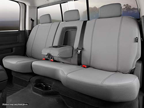 Fia Gray SP85-30 Custom Fit Rear Seat Cover Split Cushion 60/40 - Polyester, (Gray)