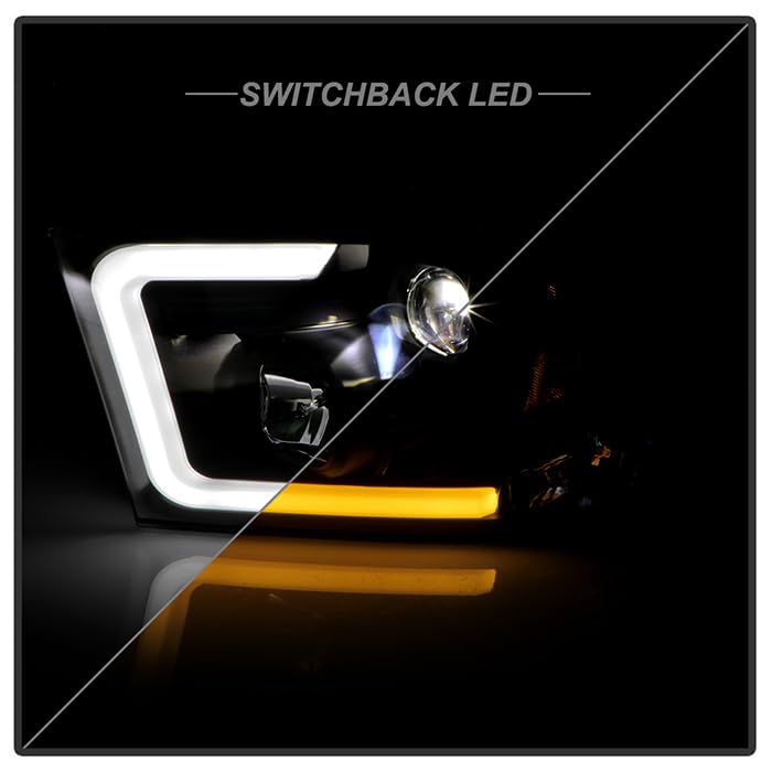 Headlights Spyder Platinum (PRO-YD-DR09PL-SB-BK)