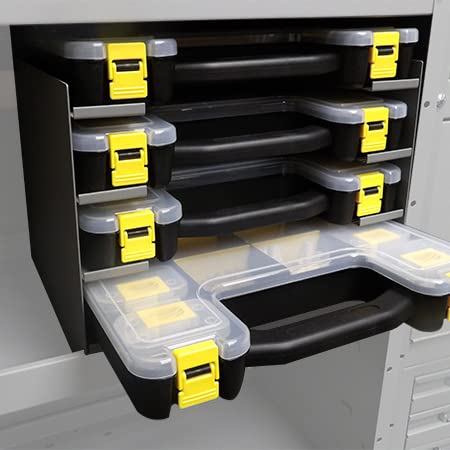 4 Tote Shelf Cabinet Kargo Master Steel