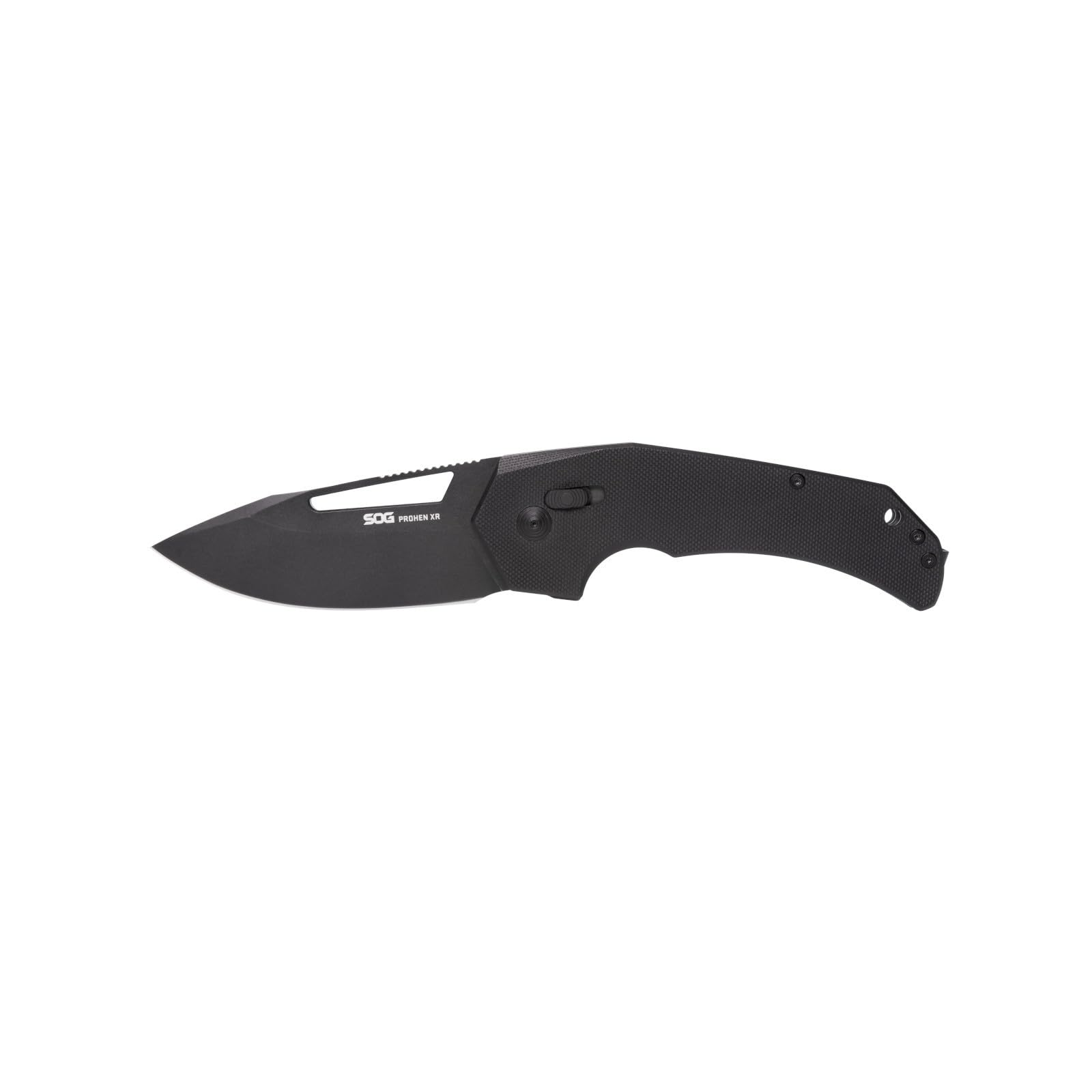 Prohen XR SOG 3.4" Professional Tactical Folding Knife | Ultra-Sharp 4mm-Thick Cryo D2 Steel, Textured Ergonomic G10 Handle