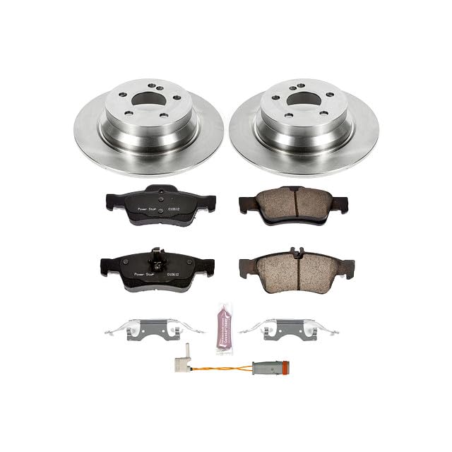 Power Stop Autospecialty KOE5321 Rear Replacement Brake Kit-OE Brake Rotors & Ceramic Brake Pads For Mercedes-Benz E350 2006 [Model Specific]