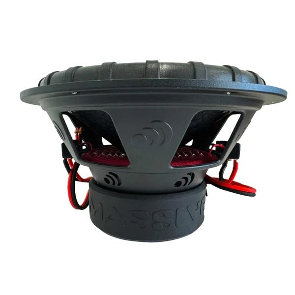 Audio Massive GT12-12" 500 Watts RMS / 1000w MAX Dual 4 Ohm Deep Bass Subwoofer