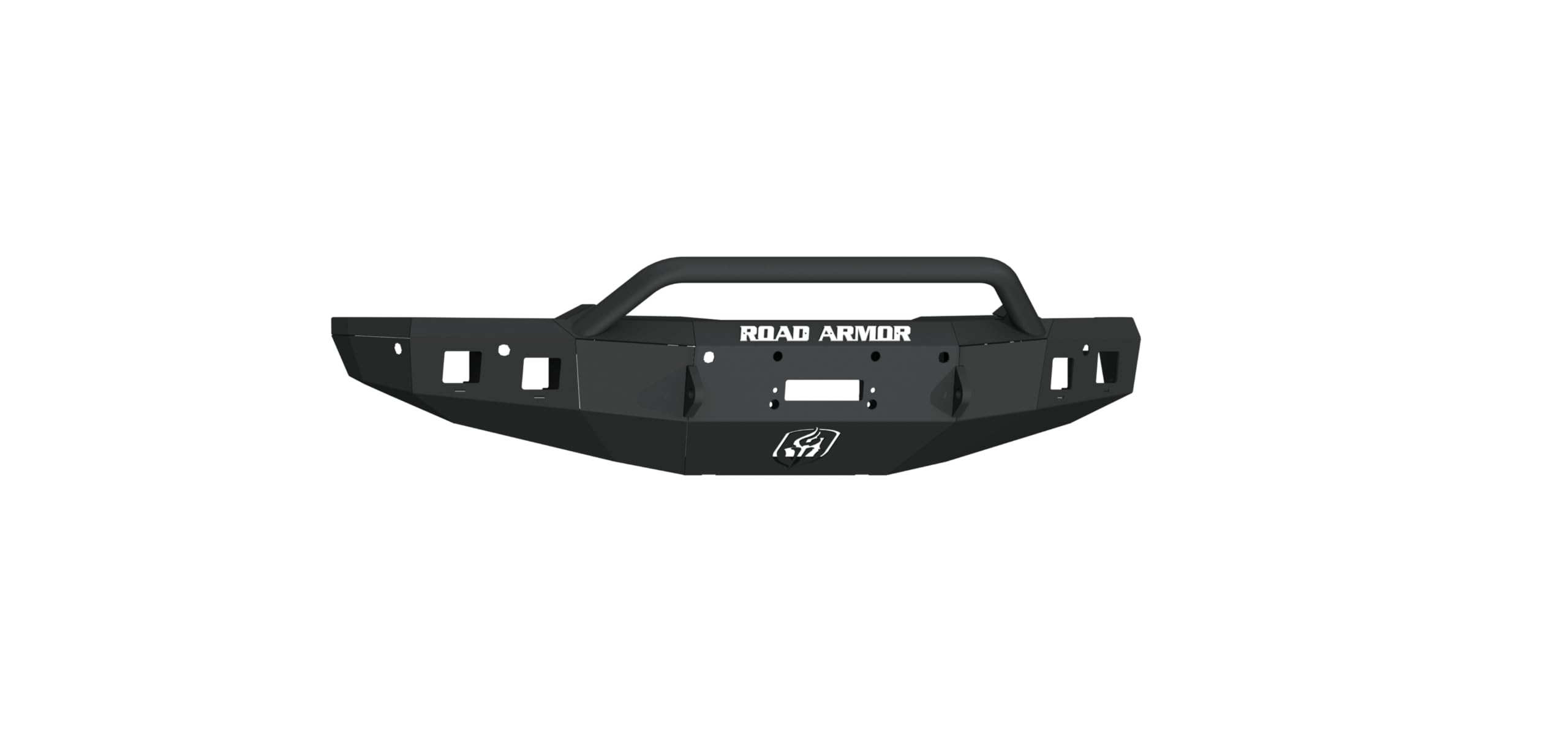 Stealth Road Armor 4191F4B Front Winch Bumper Pre-Runner Guard - Texture Black - Compatible with: 2019-2024 RAM 1500