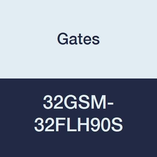 GlobalSpiral Series Gates 32GSM-32FLH90S MAX Pressure Couplings, Code 62 O-Ring Flange Heavy, 90 Degree Bent Tube, 2" ID