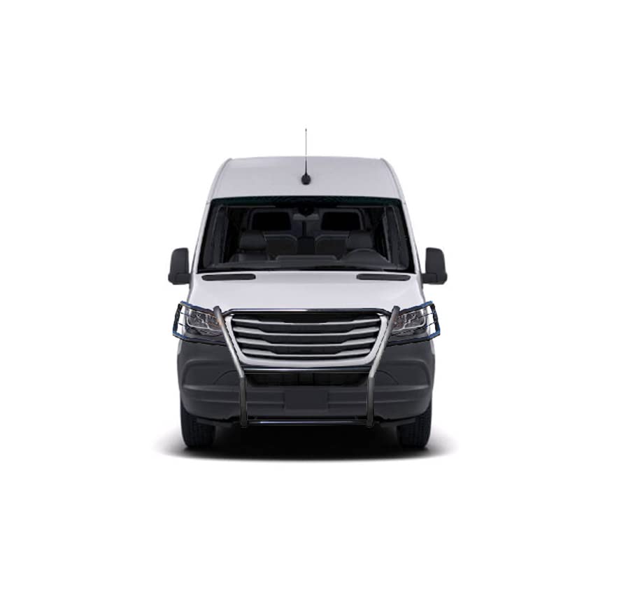 Bumper Guard Black Horse Grille Brush Modular Compatible with 19-25-Benz Sprinter 1500/2500/3500/3500XD/4500|19-25 Freightliner Sprinter 1500/2500/3500/3500XD/4500-17D503MA