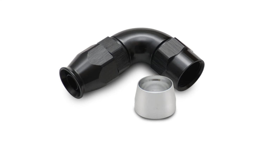 90 Degree Vibrant Performance Hose End Fitting -10AN PTFE
