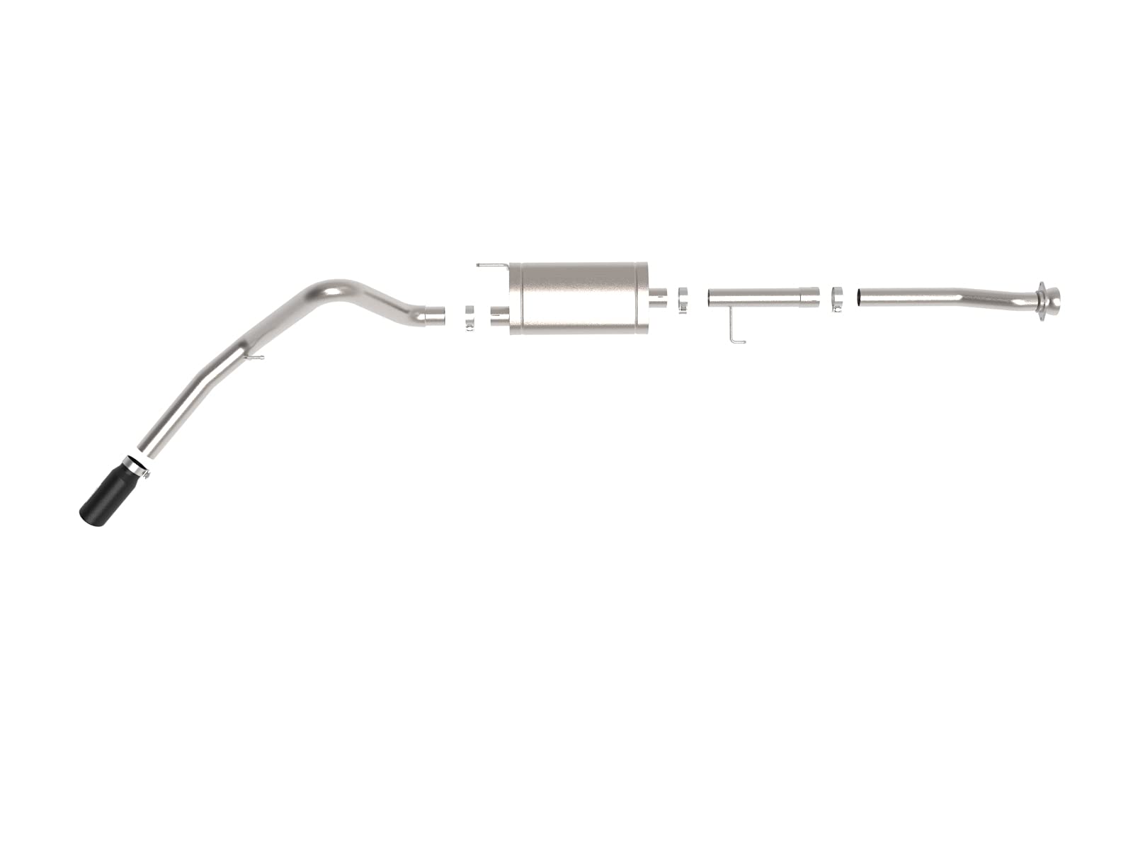 aFe POWER Apollo GT Series 3 IN to 3-1/2 IN 409 SS Cat-Back Exhaust System w/Black Tip, fits Ford F-150 2021 V6-2.7L/3.5L (tt)/V8-5.0L