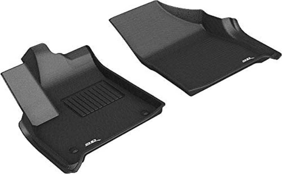 Kagu Floor Mat (Black) 3D MAXpider Custom Fit Compatible with Buick Enclave 2018-2023 - Front Row