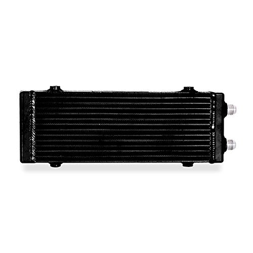 Mishimoto Universal Dual Pass Bar & Plate Oil Cooler Heat Exchanger Medium Black