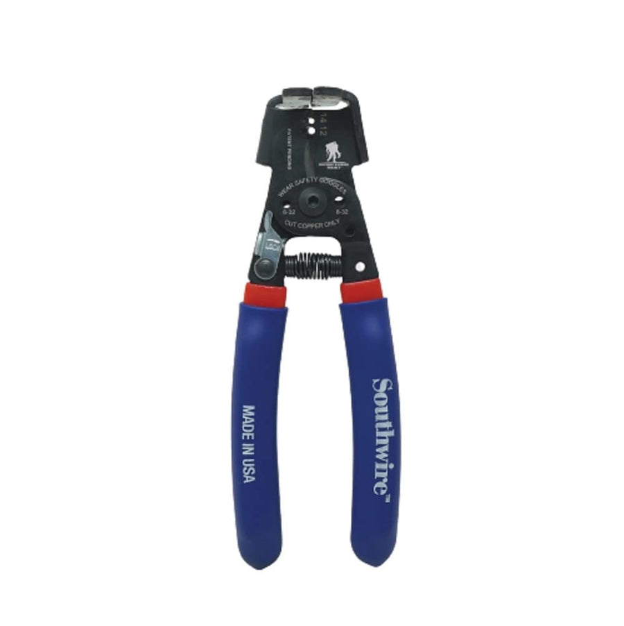 65172140 Southwire - SNM1214HH-US ROMEX BOXJaw Wire Stripper, Dual Wire Cutter Strips both 12/2 & 14/2 Romex NMB JACKETS and 12 and 14 AWG Solid Wire