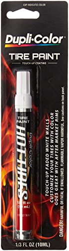 White Hot Dupli-Color EHT100000 Tire Paint Pin - 1/3 oz