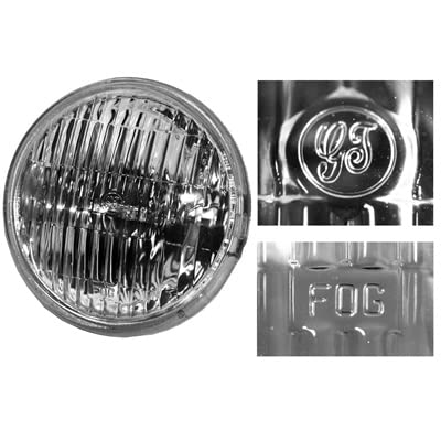4" Scott Drake Clear Fog Lamp with GT Script, Compatible with 1965-1968 Ford Mustang, Model FDU-15220-GT