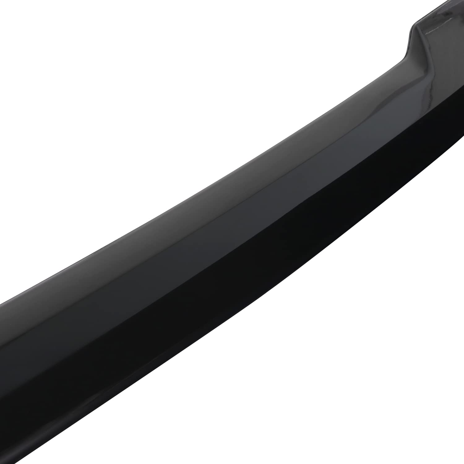 Glossy Black Spec-D Tuning Factory Style Front Upper Grille Moulding Trim Compatible with 2021-2022 GMC Yukon XL