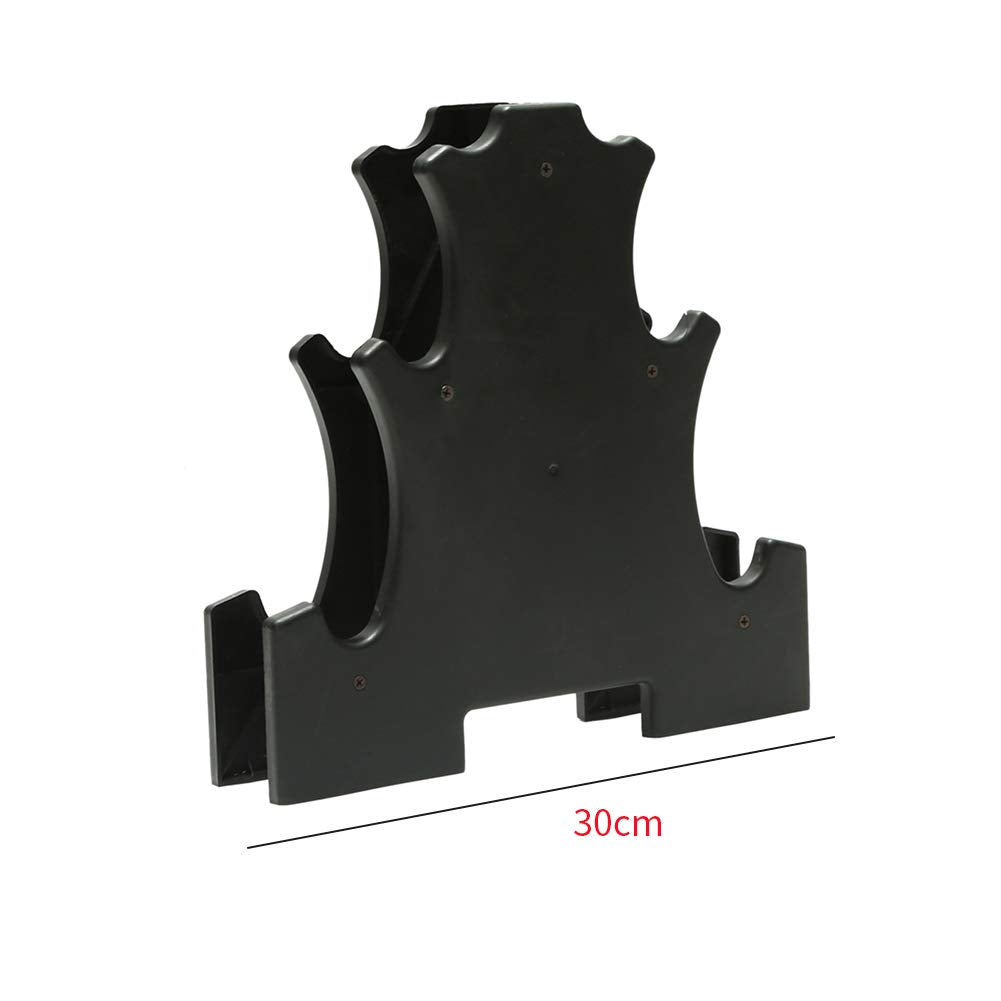 Dumbbell Rack Kathleen0 Exercise Accessories Weight Lifting Office Stands Home Fixed Holder Durable Gym 3 Tier Storage(2)
