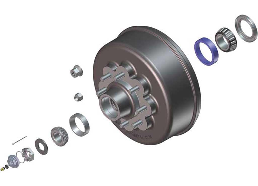 Oil Cap Lippert Components - 8K - RED - CLR-W/ORI