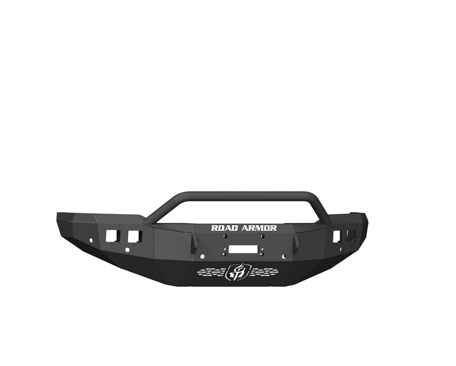 Stealth Road Armor 4192F4B Front Winch Bumper Pre-Runner Guard - Texture Black - Compatible with: 2019-2024 RAM 2500 3500