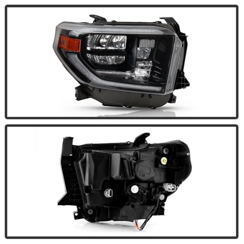 OEM Style Xtune Headlights (HD-JH-TTU18-LED-OE-BK-R) (OE)