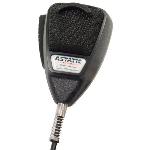 4-Pin ASTATIC Noise-Cancelling Microphone (Black) 302-10001