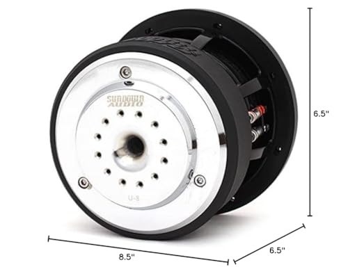 U-8 D4 Sundown Audio 8" Subwoofer – 750W RMS/1500W Peak, Dual 4-Ohm, 2.25" Aluminum VC, High Temp Copper Coil, Heavy-Duty Cast Basket – Optimized for Small Ported Boxes