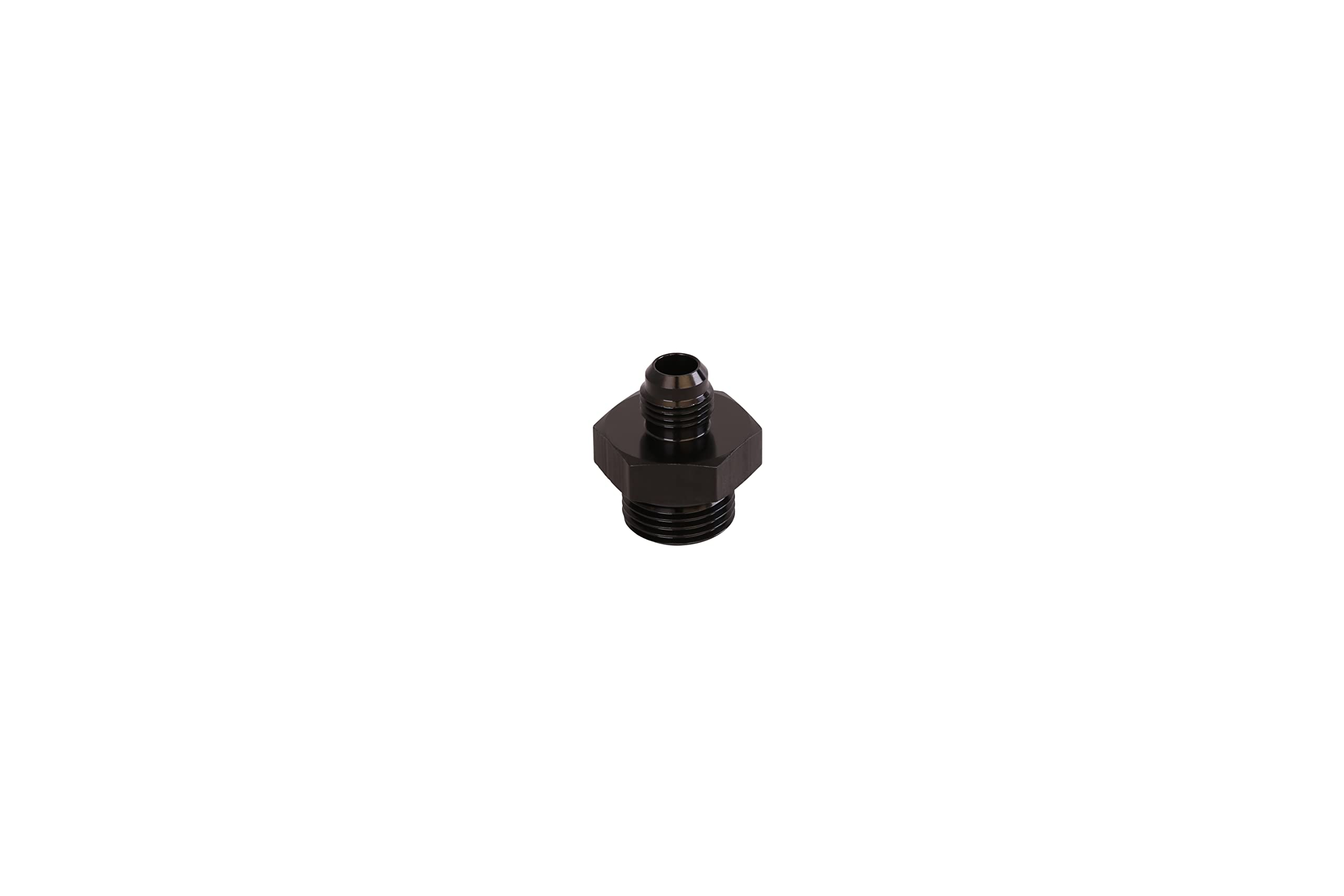 AN-10 O-ring Boss/AN-06 Male Flare Reducer Fitting, Aeromotive 15609 Blue