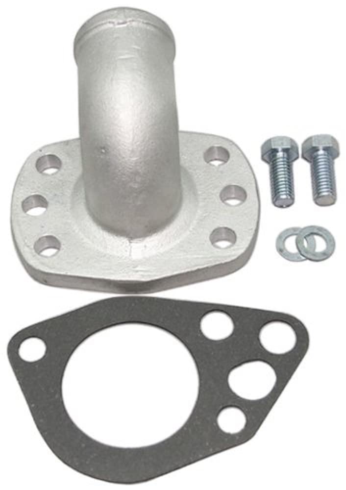 As-Cast Aluminum PRW 5244081 90 Water Neck Outlet for Mopar V6/V8/Slant 6