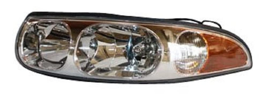 Left TYC Headlight Assembly Compatible with 2000-2005 Buick Le Sabre