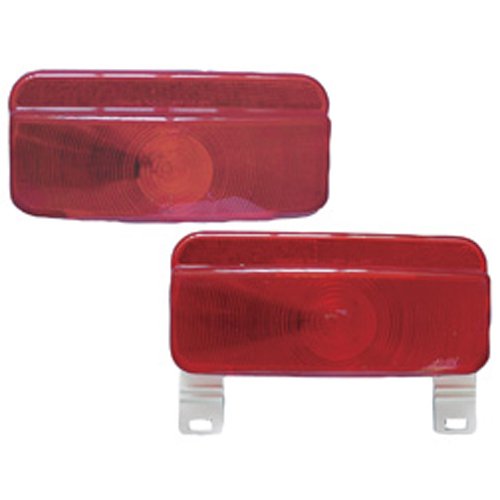 Clear Fasteners Unlimited Replacement Lens for Command Compact 12V Surface Mount Tail Light 89-188