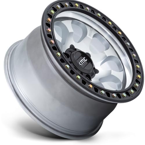 KMC 18x9 KM550 Riot SBL Black/Machined Wheel Rim 6x5.5" +18mm Inch KM550DB18906818